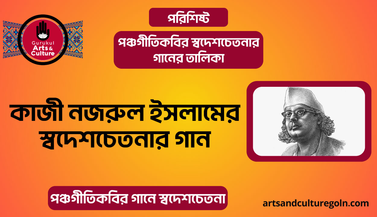 কাজী নজরুল ইসলামের স্বদেশচেতনার গান