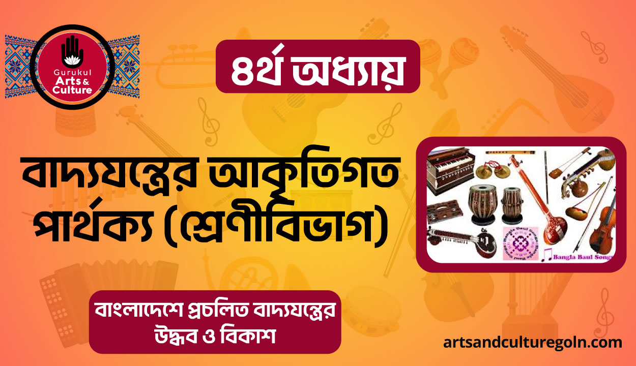 বাদ্যযন্ত্রের আকৃতিগত পার্থক্য (শ্রেণীবিভাগ)