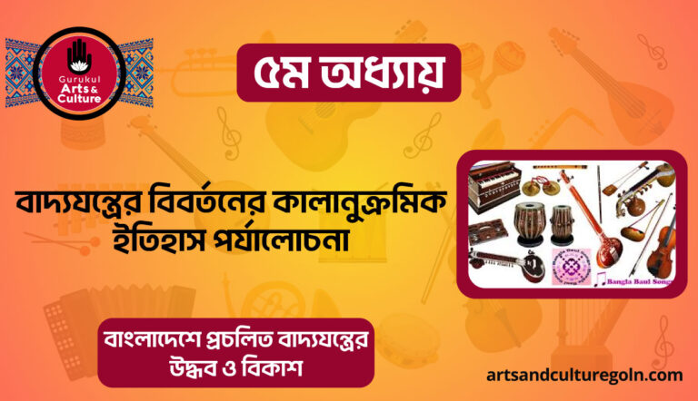 বাদ্যযন্ত্রের বিবর্তনের কালানুক্রমিক ইতিহাস পর্যালোচনা
