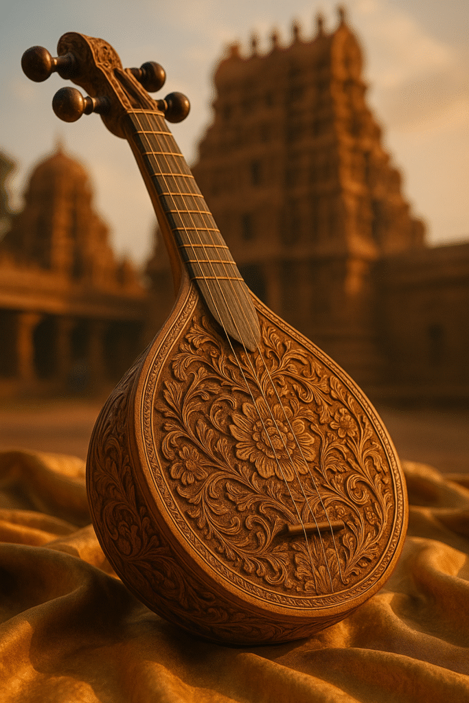 মধ্যযুগের লম্বা লিউট জাতীয় বাদ্যযন্ত্র